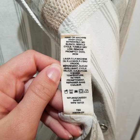 Woolrich striped boho tunic medium - Picture 2 of 6